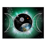Cosmic Triple Goddess postcards