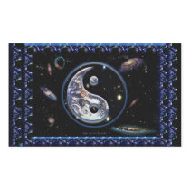 Cosmic Yin Yang Rectangular Sticker