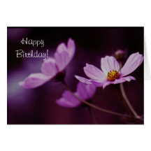 "Cosmo Afterglow"  Happy Birthday Card