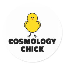 Cosmology CHick Sticker