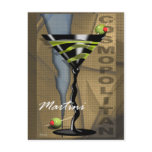 Cosmopolitan Martini Party Invitation Post Card