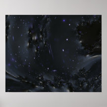 Cosmos foncé affiches