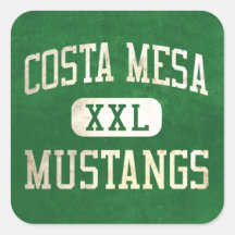Costa Mesa Mustangs Athletics Sticker