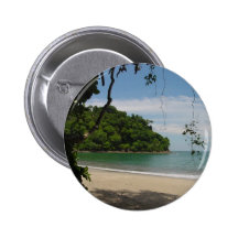 Costa Rica Beach Paradise Pinback Button