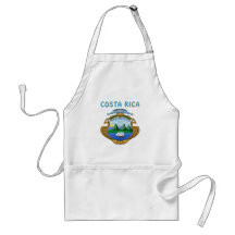 Costa Rica Coat Of Arms Aprons