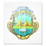 Costa Rica Coat Of Arms Art Photo