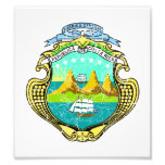 Costa Rica Coat Of Arms Photographic Print