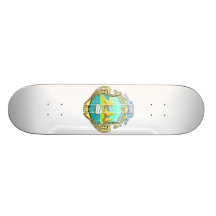 Costa Rica Coat Of Arms Skate Board Deck
