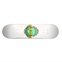 Costa Rica Coat Of Arms Skate Board Decks