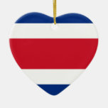 Costa Rica, Costa Rica flag Christmas Ornaments