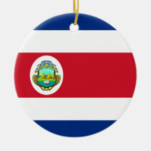 Costa Rica – Costa Rican National Flag Ornament