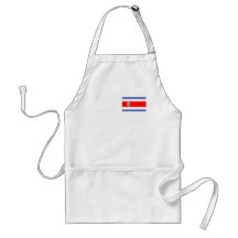 Costa Rica Flag Apron