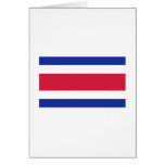 Costa Rica flag Greeting Cards