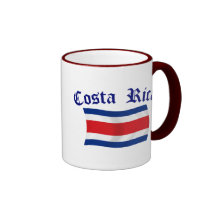 Costa Rica Flag Mugs