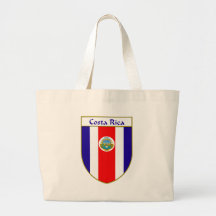 Costa Rica Flag Shield Bag