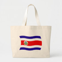 Costa Rica Flag Tote Bag