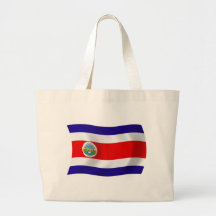 Costa Rica Flag Tote Bag