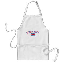 Costa Rica football design Aprons