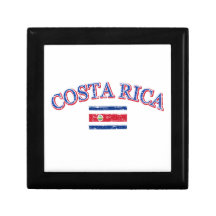 Costa Rica football design Jewelry Box