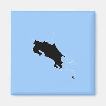 COSTA RICA FRIDGE MAGNET