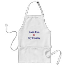 Costa Rica Is My Country Apron