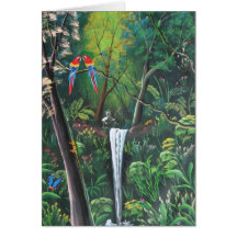Costa Rica Rainforest Greeting Cards