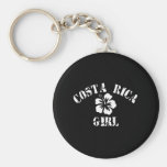 Costa Rica Tattoo Style Keychains