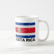 Costa Rica Vintage Flag Mug