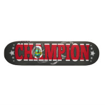 Costa Rican and a Champion Skate Deck