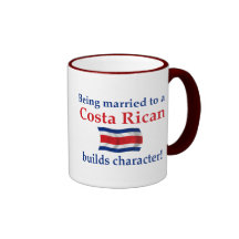 Costa Rican Builds Character Coffee Mugs