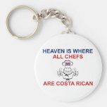 Costa Rican Chefs Key Chain