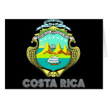 Costa Rican Emblem Card