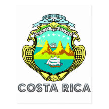 Costa Rican Emblem Post Card