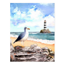 Costa sur tarjetas postales
