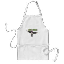 Costas Hummingbird with Banner Aprons
