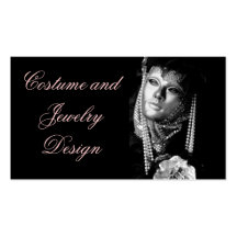 Costume and Jewellery Design Business Card