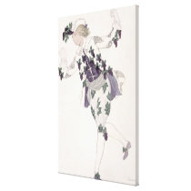 Costume design for the Pageboy of the Fairy Lilac, canvas prints