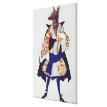 Costume design for The Wolf, from  Sleeping Beauty canvas prints