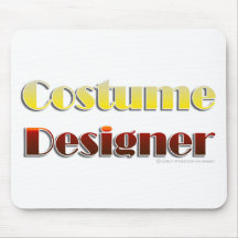 Costume Designer (Text Only) Mousepad