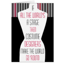 Costume Designers Greeting Cards