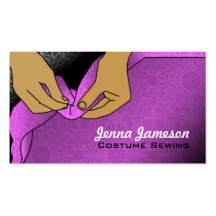 Costume Sewing Business Cards