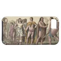 Costumes of the Mexicans (colour engraving) iPhone 5 Case