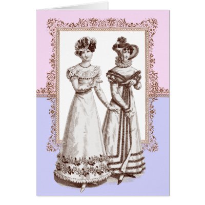 Costumes Parisiens 1821 Regency French Fashions Cards by AntiqueImages