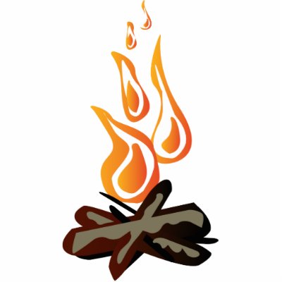 Cosy Camp Fire Cut Outs by bartonleclaydesign