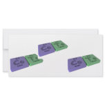 Cote as Co Cobalt and Te Tellurium Rack Card