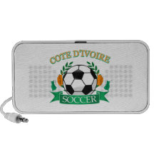 Cote D' Ivoire Soccer Designs Travelling Speaker