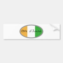 Côte d'Ivoire design! bumper stickers