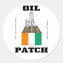 Cote D'Ivoire Oil Fields Sticker,Oil,Gas,Oil Rigs