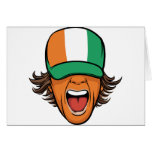 Cote d'Ivoire Sports Fan Greeting Card
