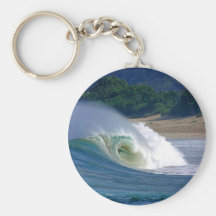 Côte surfante verte de Java de vague de coupure de Porte-clé